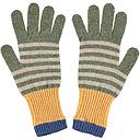 Green Stripe gloves