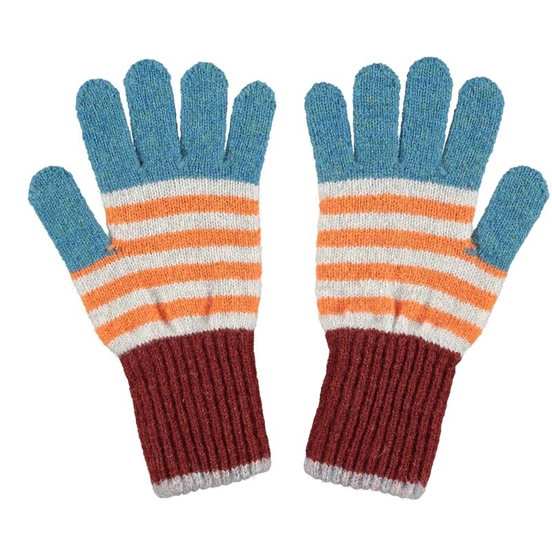 Stripe kids' gloves