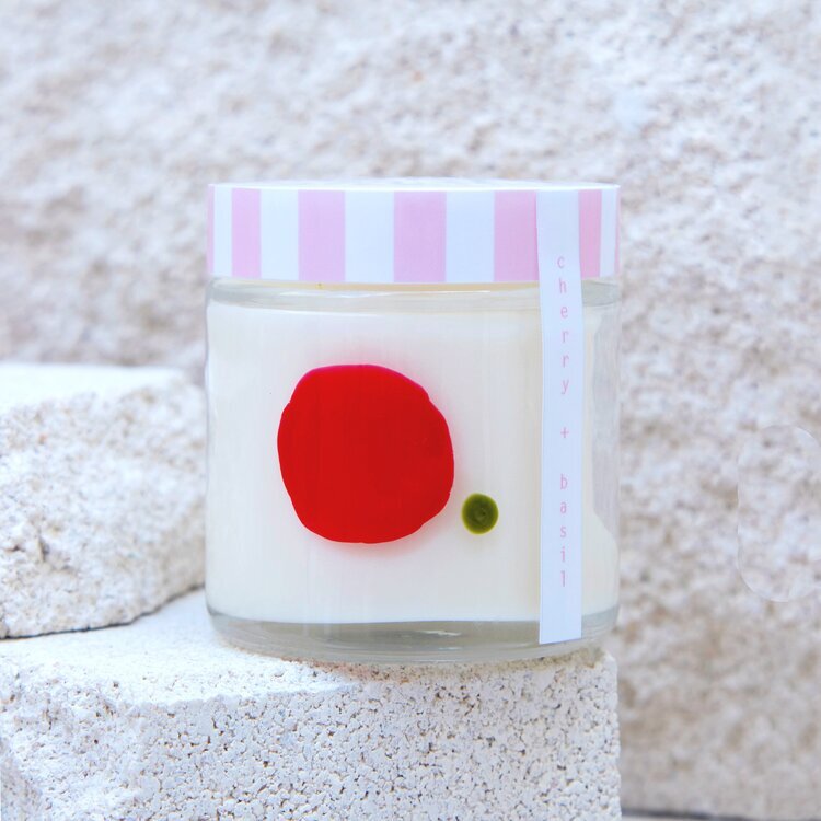 Cherry+Basil candle 