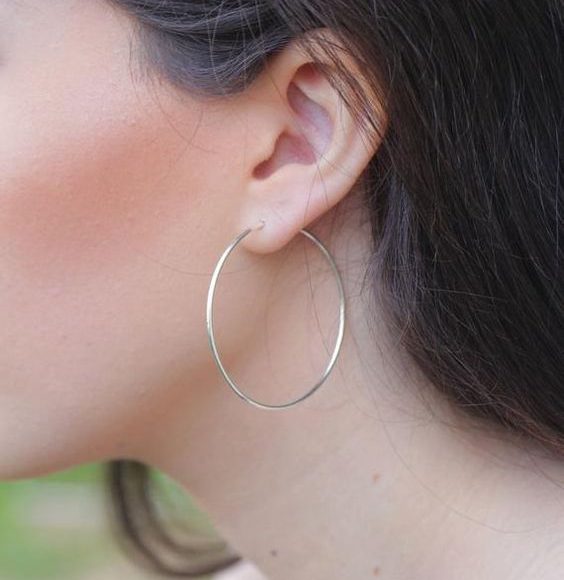 Hoop earrings