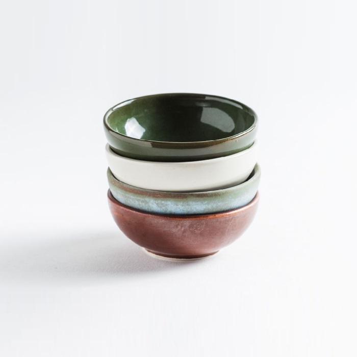 Stoneware soy sauce bowl